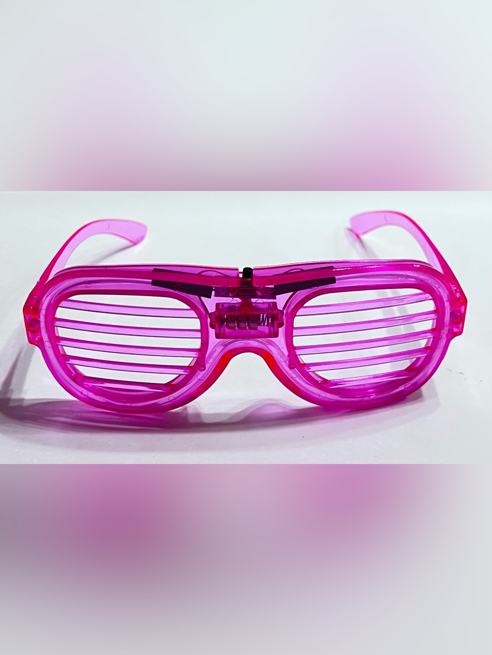 Bright Pink Party Glasses